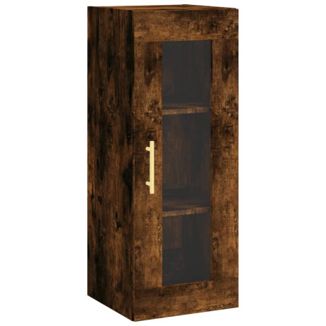 vidaXL Bovenkast 34,5x34x90 cm gerookt eikenkleurig afbeelding2 - 1