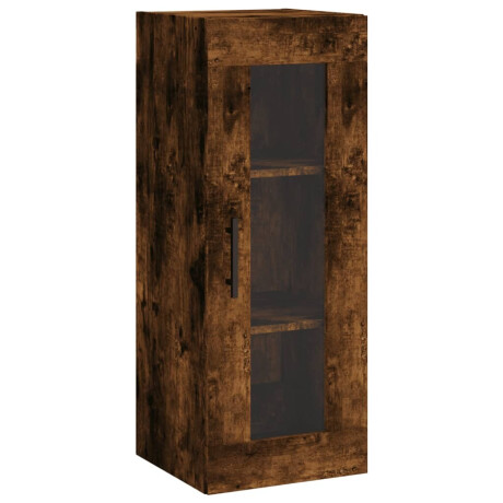 vidaXL Hangkast 34,5x34x90 cm gerookt eikenkleurig afbeelding2 - 1