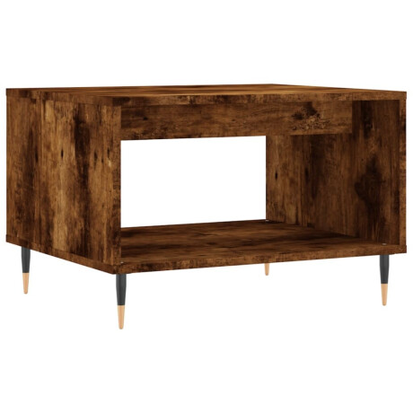 vidaXL Salontafel 60x50x40 cm bewerkt hout gerookt eikenkleurig afbeelding2 - 1