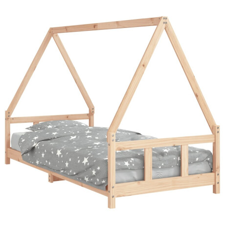 vidaXL Kinderbedframe 90x200 cm massief grenenhout afbeelding2 - 1