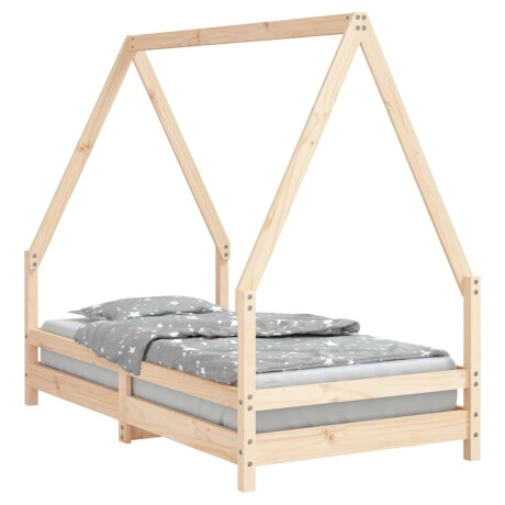 vidaXL Kinderbedframe 80x160 cm massief grenenhout afbeelding2 - 1