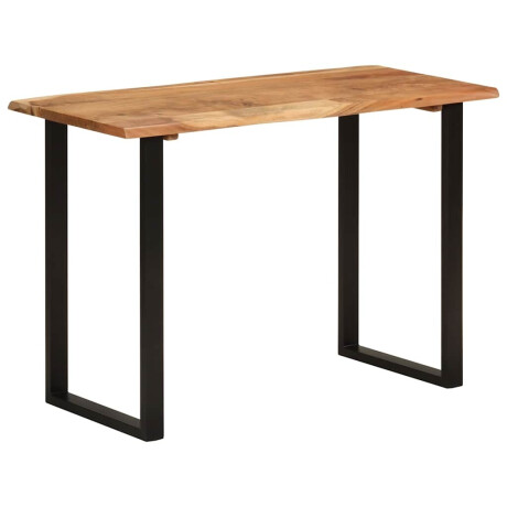 vidaXL Eettafel 110x50x76 cm massief acaciahout afbeelding2 - 1