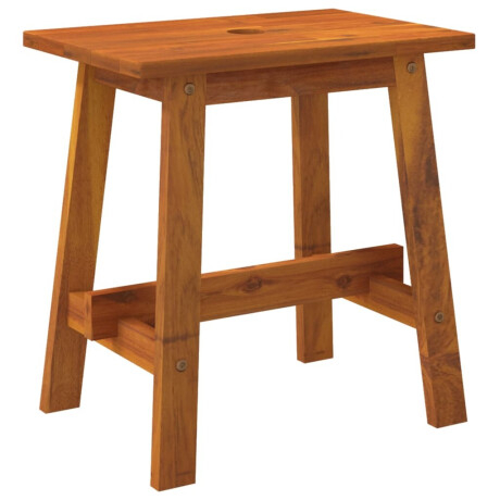 vidaXL Kruk 45x29x45 cm rechthoekig massief acaciahout afbeelding2 - 1