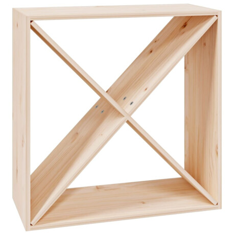 vidaXL Wijnkast 62x25x62 cm massief grenenhout afbeelding2 - 1