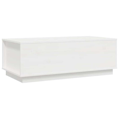 vidaXL Salontafel 100x50x35 cm massief grenenhout wit afbeelding2 - 1