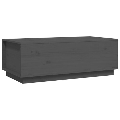 vidaXL Salontafel 100x50x35 cm massief grenenhout grijs afbeelding2 - 1