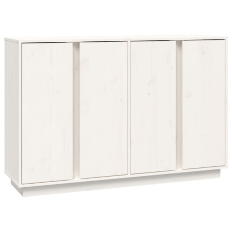 vidaXL Dressoir 120x35x80 cm massief grenenhout wit afbeelding2 - 1