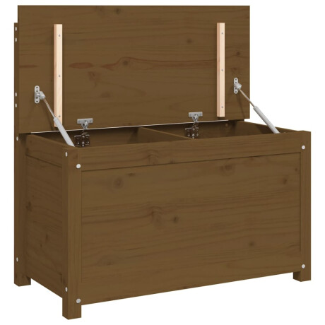 vidaXL Bankje 80x41x77 cm massief grenenhout honingbruin afbeelding2 - 1