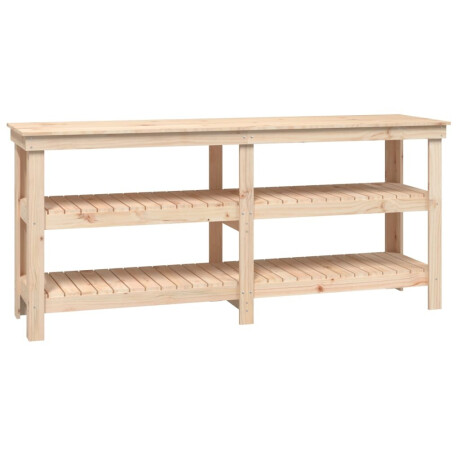 vidaXL Werkbank 181x50x80 cm massief grenenhout afbeelding2 - 1