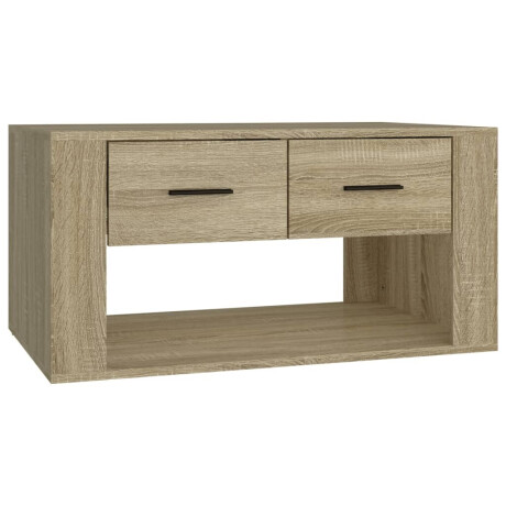 vidaXL Salontafel 80x50x40 cm bewerkt hout sonoma eikenkleurig afbeelding2 - 1