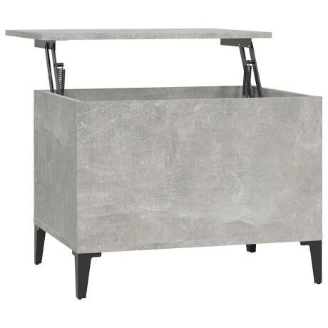 vidaXL Salontafel 60x44,5x45 cm bewerkt hout betongrijs afbeelding2 - 1
