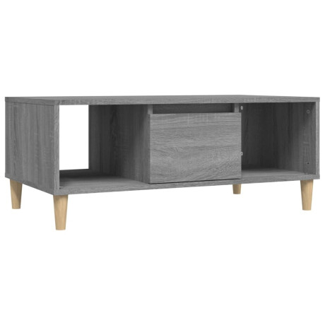 vidaXL Salontafel 90x50x36,5 cm bewerkt hout grijs sonoma afbeelding2 - 1