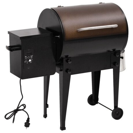 vidaXL Pelletbarbecue 94 cm ijzer zwart afbeelding2 - 1