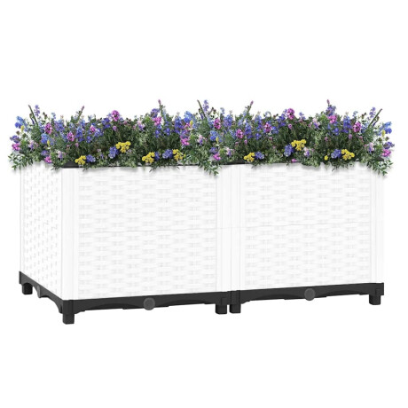 vidaXL Plantenbak verhoogd 80x40x38 cm polypropeen afbeelding2 - 1