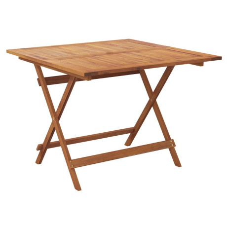 vidaXL Tuintafel inklapbaar 90x90x75 cm massief acaciahout afbeelding2 - 1