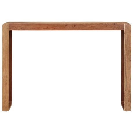 vidaXL Wandtafel 110x30x76 cm massief acaciahout afbeelding2 - 1