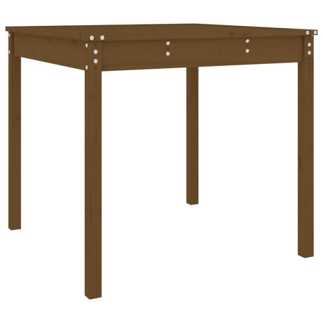 vidaXL Tuintafel 82,5x82,5x76 cm massief grenenhout honingbruin afbeelding2 - 1