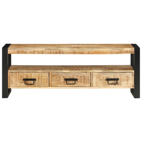 vidaXL Tv-meubel 120x30x45 cm massief mangohout afbeelding2 - 1