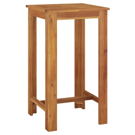 vidaXL Tuinbartafel 60x60x105 cm massief acaciahout afbeelding2 - 1