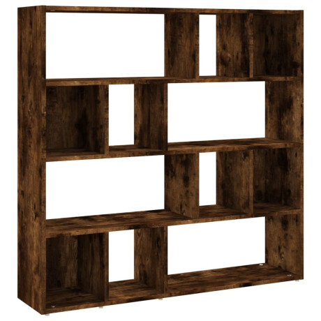 vidaXL Boekenkast/kamerscherm 105x24x102 cm gerookt eikenkleurig afbeelding2 - 1