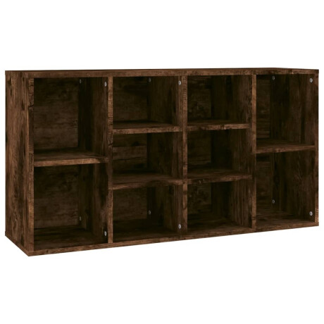 vidaXL Schoenenbank 103x30x55 cm bewerkt hout gerookt eikenkleurig afbeelding2 - 1