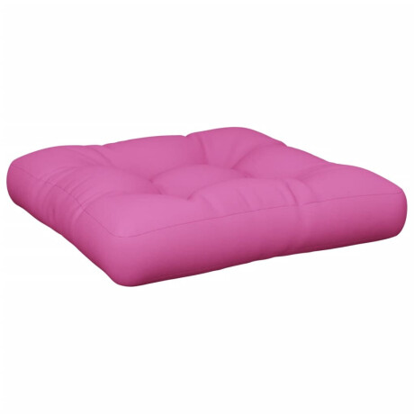 vidaXL Palletkussen 50x50x12 cm stof roze afbeelding2 - 1