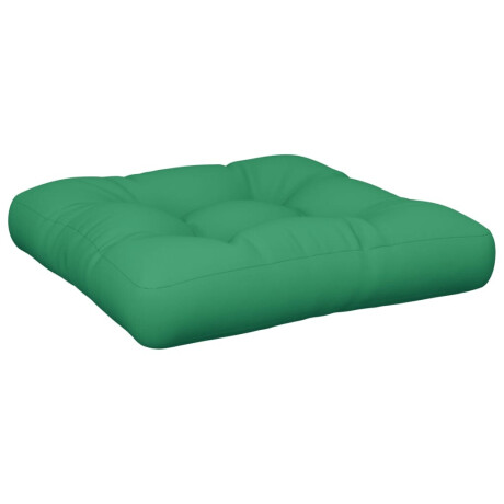 vidaXL Palletkussen 60x60x12 cm stof groen afbeelding2 - 1