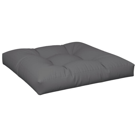 vidaXL Palletkussen 70x70x12 cm stof antracietkleurig afbeelding2 - 1