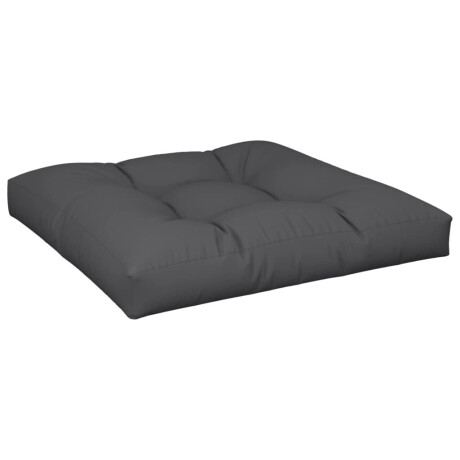 vidaXL Palletkussen 70x70x12 cm stof zwart afbeelding2 - 1