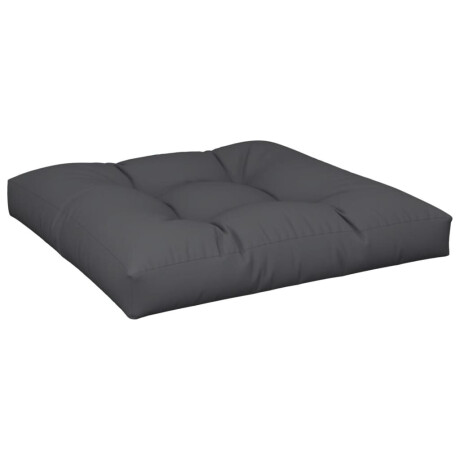vidaXL Palletkussen 80x80x12 cm stof zwart afbeelding2 - 1