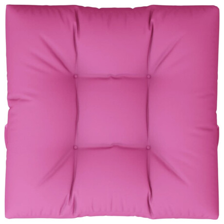 vidaXL Palletkussen 80x80x12 cm stof roze afbeelding2 - 1