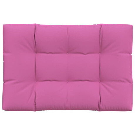 vidaXL Palletkussen 120x80x12 cm stof roze afbeelding2 - 1