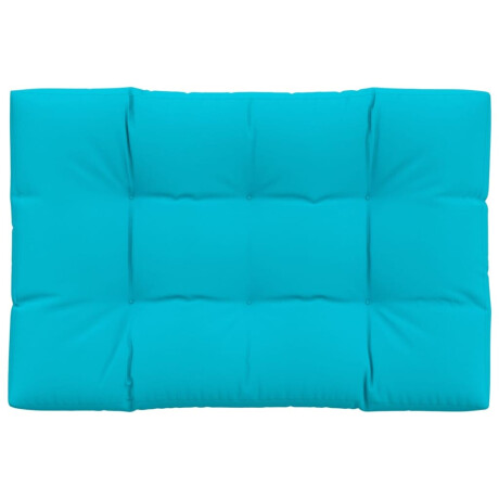 vidaXL Palletkussen 120x80x12 cm stof turquoise afbeelding2 - 1