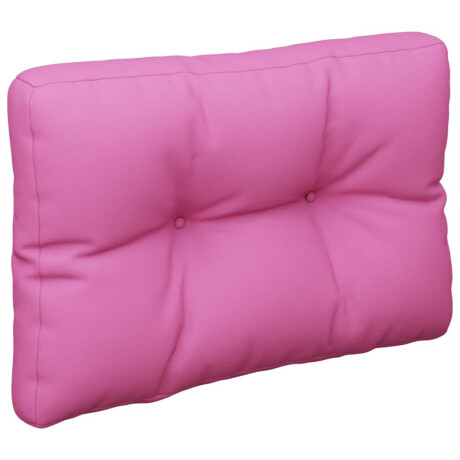 vidaXL Palletkussen 50x40x12 cm stof roze afbeelding2 - 1