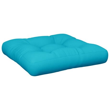 vidaXL Palletkussen 58x58x10 cm oxford stof turquoise afbeelding2 - 1