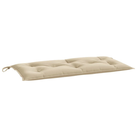 vidaXL Tuinbankkussen 100x50x7 cm oxford stof beige afbeelding2 - 1