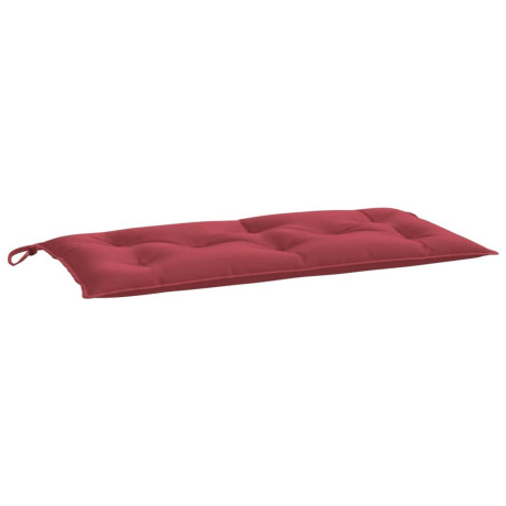 vidaXL Tuinbankkussen 100x50x7 cm oxford stof wijnrood afbeelding2 - 1