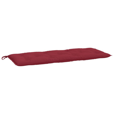 vidaXL Tuinbankkussen 120x50x7 cm oxford stof wijnrood afbeelding2 - 1