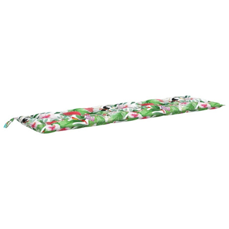 vidaXL Tuinbankkussen 200x50x7 cm stof meerkleurig afbeelding2 - 1