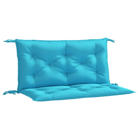 vidaXL Tuinbankkussens 2 st 100x50x7 cm stof turquoise afbeelding2 - 1