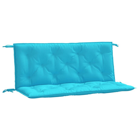 vidaXL Tuinbankkussens 2 st 120x50x7 cm stof turquoise afbeelding2 - 1