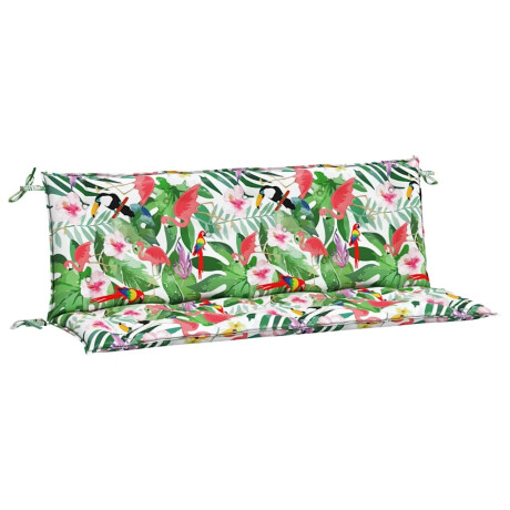 vidaXL Tuinbankkussens 2 st 150x50x7 cm stof meerkleurig afbeelding2 - 1