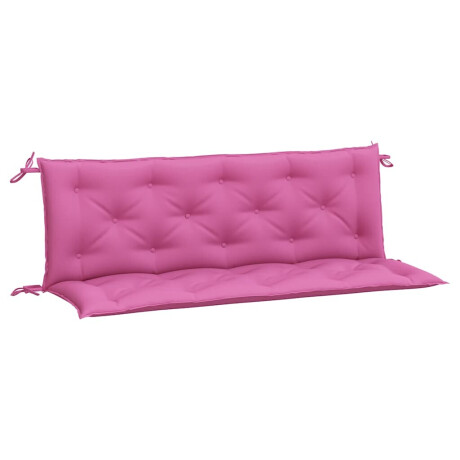 vidaXL Tuinbankkussens 2 st 150x50x7 cm stof roze afbeelding2 - 1