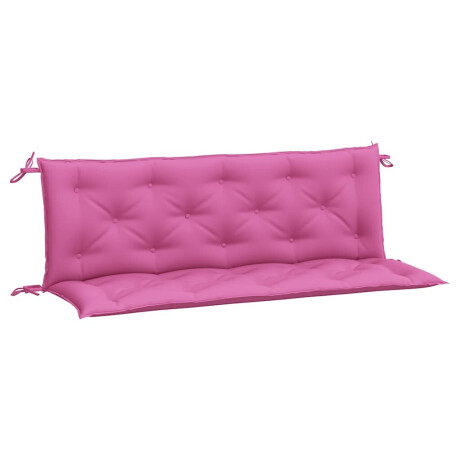 vidaXL Tuinbankkussens 2 st 150x50x7 cm stof roze afbeelding2 - 1