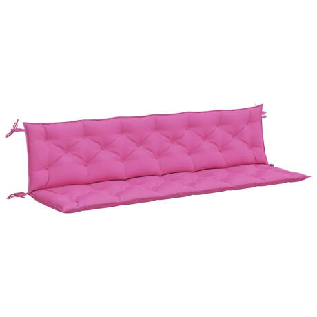 vidaXL Tuinbankkussens 2 st 200x50x7 cm stof roze afbeelding2 - 1