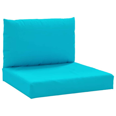 vidaXL Palletkussens 2 st oxford stof turquoise afbeelding2 - 1