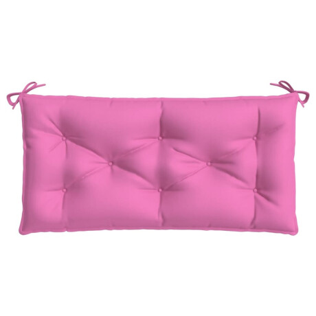 vidaXL Tuinbankkussen 110x50x7 cm stof roze afbeelding2 - 1