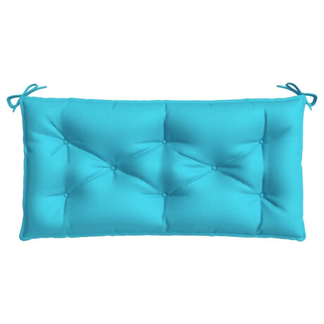 vidaXL Tuinbankkussen 110x50x7 cm stof turquoise afbeelding2 - 1