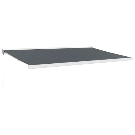 vidaXL Luifel uittrekbaar 5x3 m stof en aluminium antracietkleurig afbeelding2 - 1