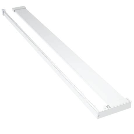 vidaXL Wandschap voor inloopdouchewand 80 cm aluminium chroomkleurig afbeelding2 - 1